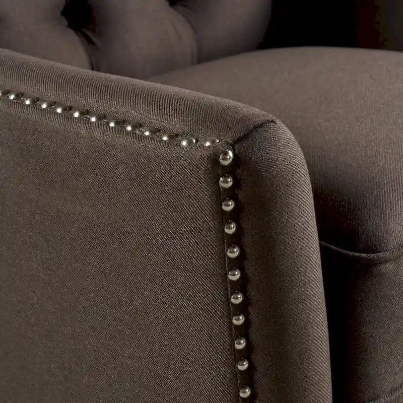Cerelia Tufted Fabric Recliner by Christopher Knight Home