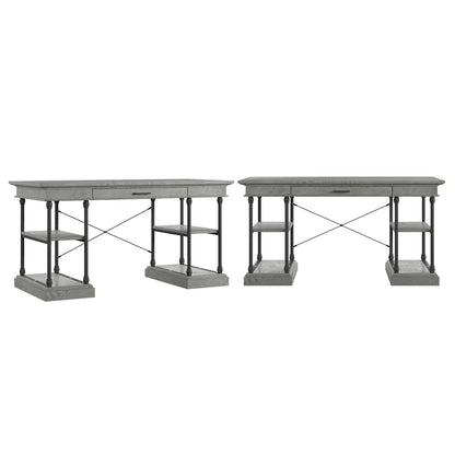Dubrovnik Cornice 1-Drawer Storage Writing Desk