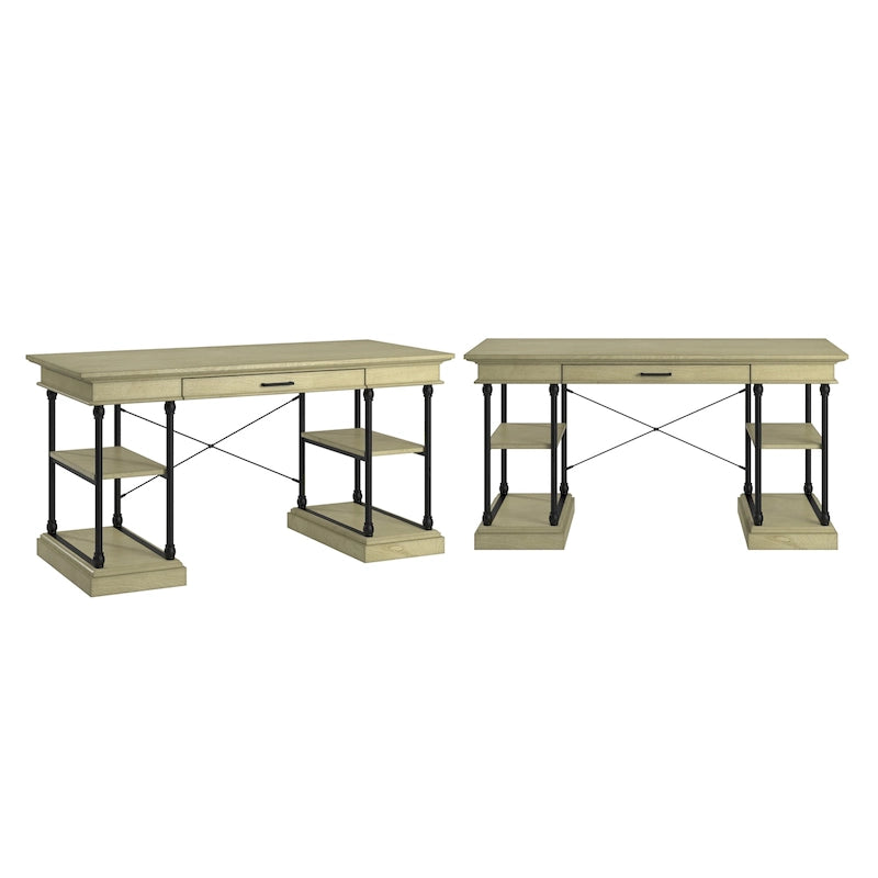 Dubrovnik Cornice 1-Drawer Storage Writing Desk