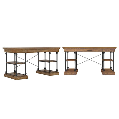 Dubrovnik Cornice 1-Drawer Storage Writing Desk