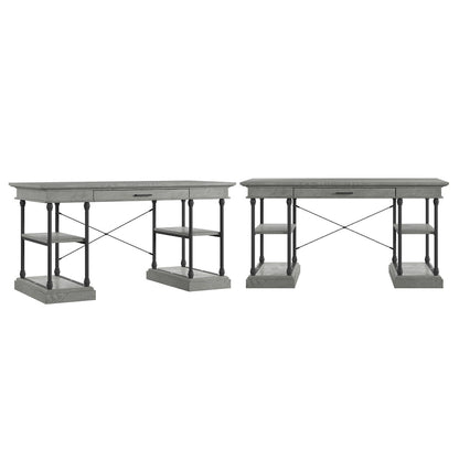 Dubrovnik Cornice 1-Drawer Storage Writing Desk