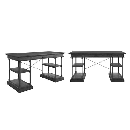 Dubrovnik Cornice 1-Drawer Storage Writing Desk