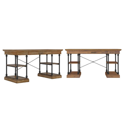 Dubrovnik Cornice 1-Drawer Storage Writing Desk