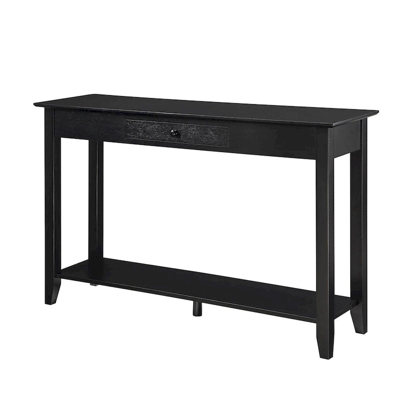 Convenience Concepts American Heritage 1 Drawer Console Table with Shelf