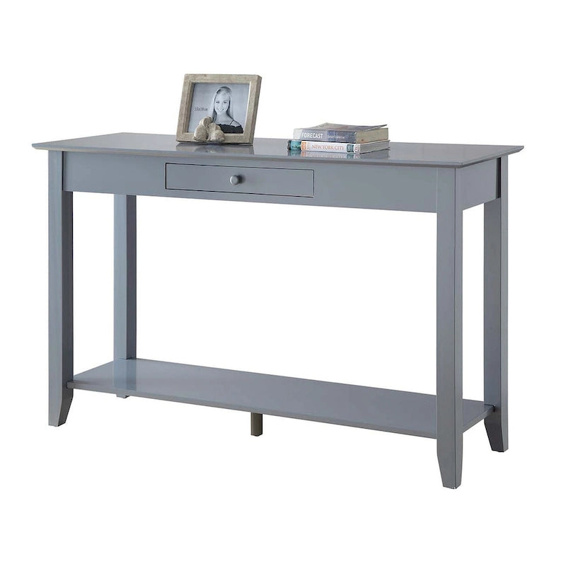 Convenience Concepts American Heritage 1 Drawer Console Table with Shelf