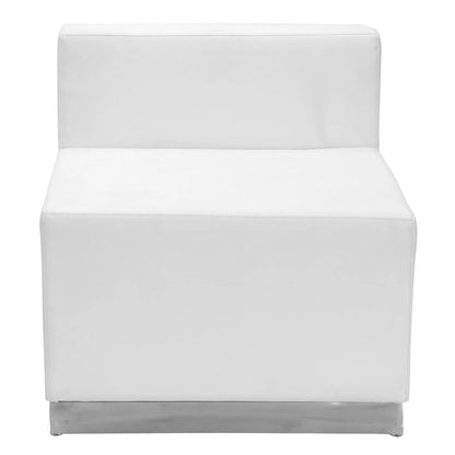 6 PC LeatherSoft Modular Reception Configuration w/Taut Back &Seat