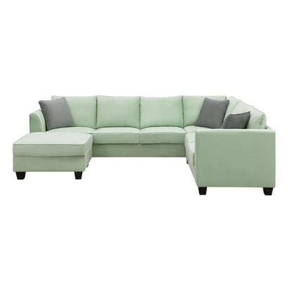 Merax 112*87  Sectional Sofa Couches Living Room Sets 7 Seats Modular Sectional Sofa