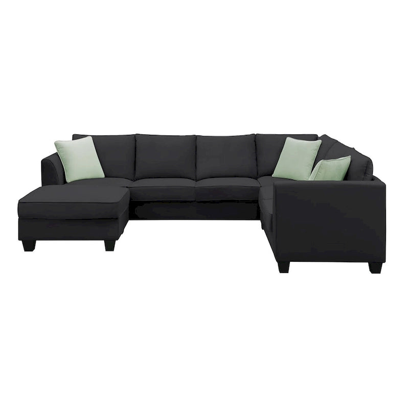 Merax 112*87  Sectional Sofa Couches Living Room Sets 7 Seats Modular Sectional Sofa