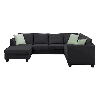 Merax 112*87  Sectional Sofa Couches Living Room Sets 7 Seats Modular Sectional Sofa