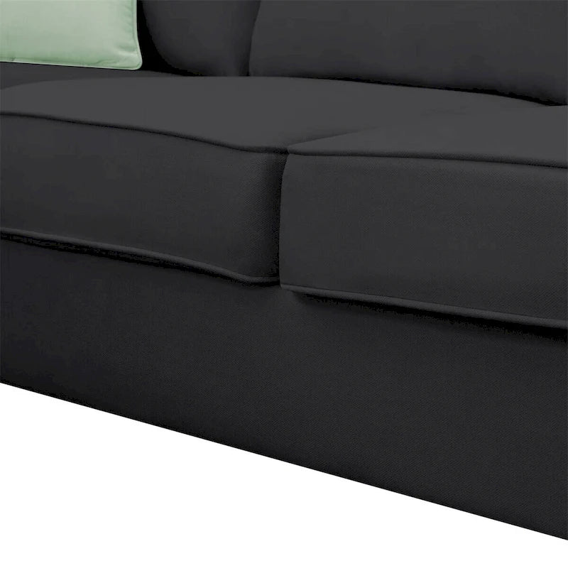Merax 112*87  Sectional Sofa Couches Living Room Sets 7 Seats Modular Sectional Sofa