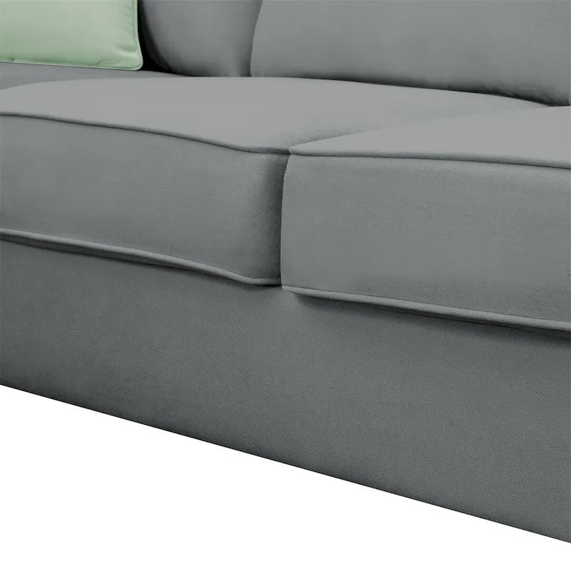 Merax 112*87  Sectional Sofa Couches Living Room Sets 7 Seats Modular Sectional Sofa