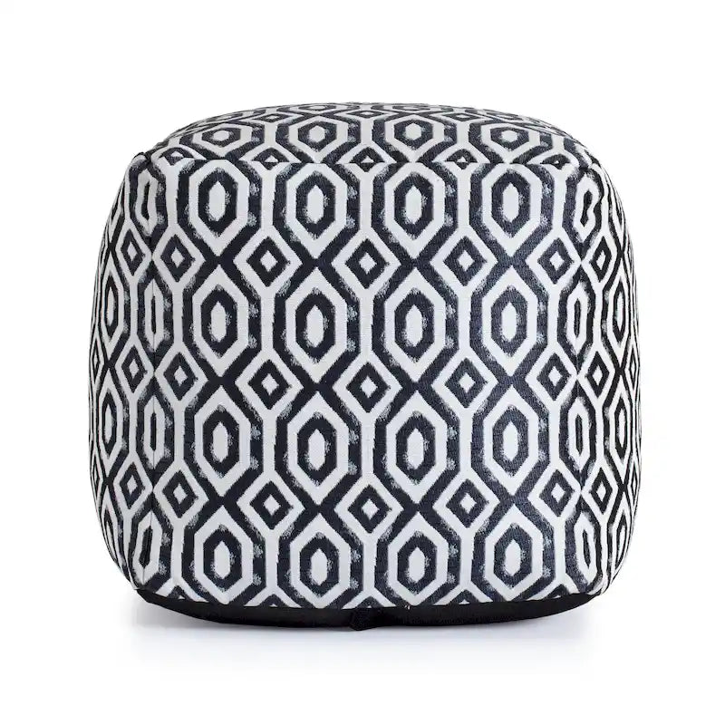 Jani Zuma Indoor/Outdoor 18  x 18  Square Pouf Ottoman