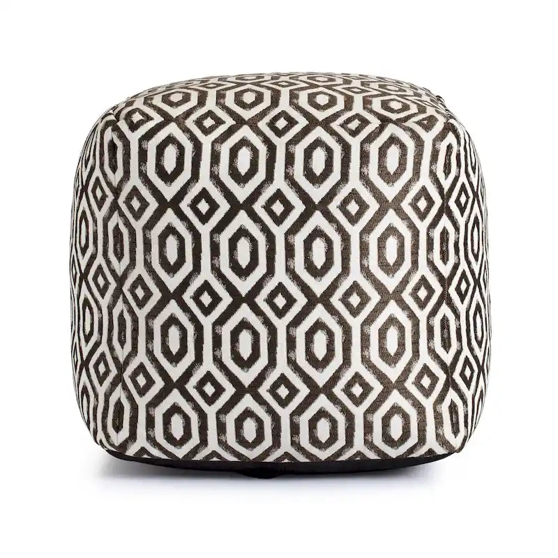 Jani Zuma Indoor/Outdoor 18  x 18  Square Pouf Ottoman