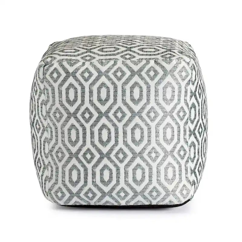 Jani Zuma Indoor/Outdoor 18  x 18  Square Pouf Ottoman