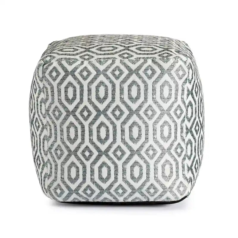 Jani Zuma Indoor/Outdoor 18  x 18  Square Pouf Ottoman