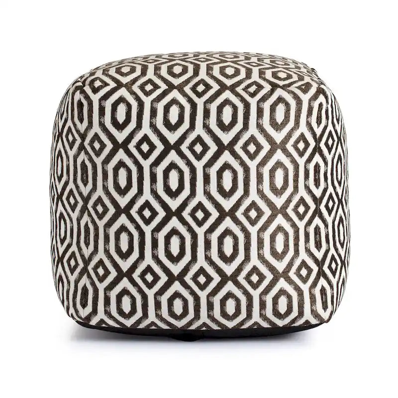 Jani Zuma Indoor/Outdoor 18  x 18  Square Pouf Ottoman