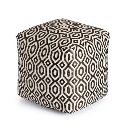 Jani Zuma Indoor/Outdoor 18  x 18  Square Pouf Ottoman