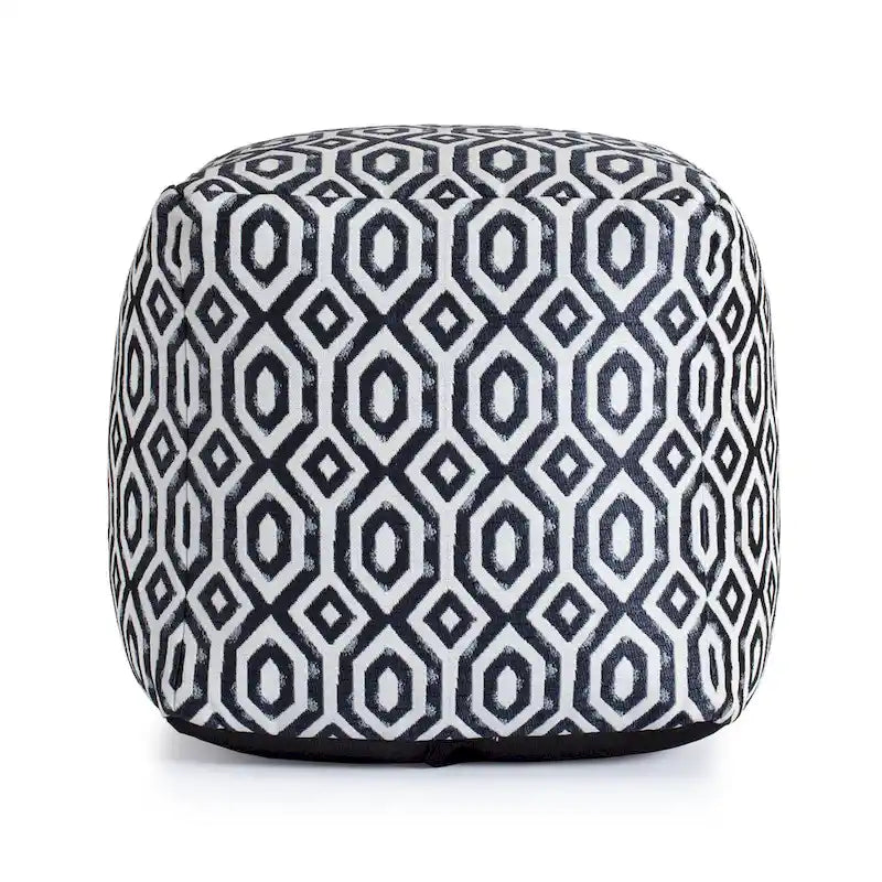 Jani Zuma Indoor/Outdoor 18  x 18  Square Pouf Ottoman