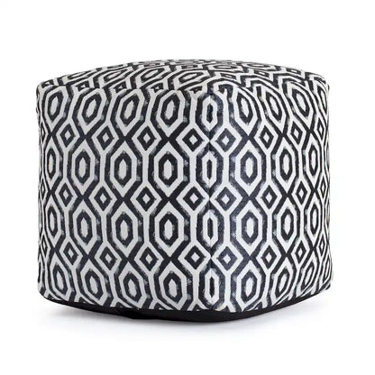 Jani Zuma Indoor/Outdoor 18  x 18  Square Pouf Ottoman