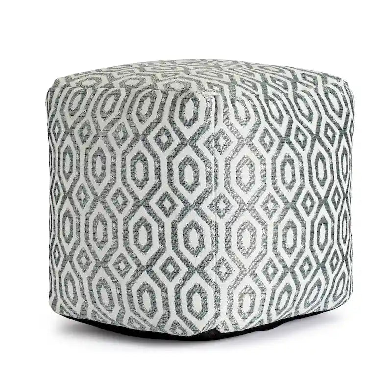Jani Zuma Indoor/Outdoor 18  x 18  Square Pouf Ottoman