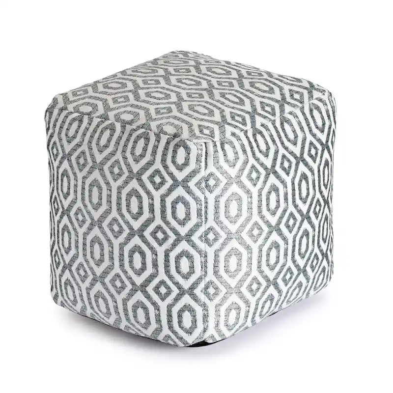 Jani Zuma Indoor/Outdoor 18  x 18  Square Pouf Ottoman