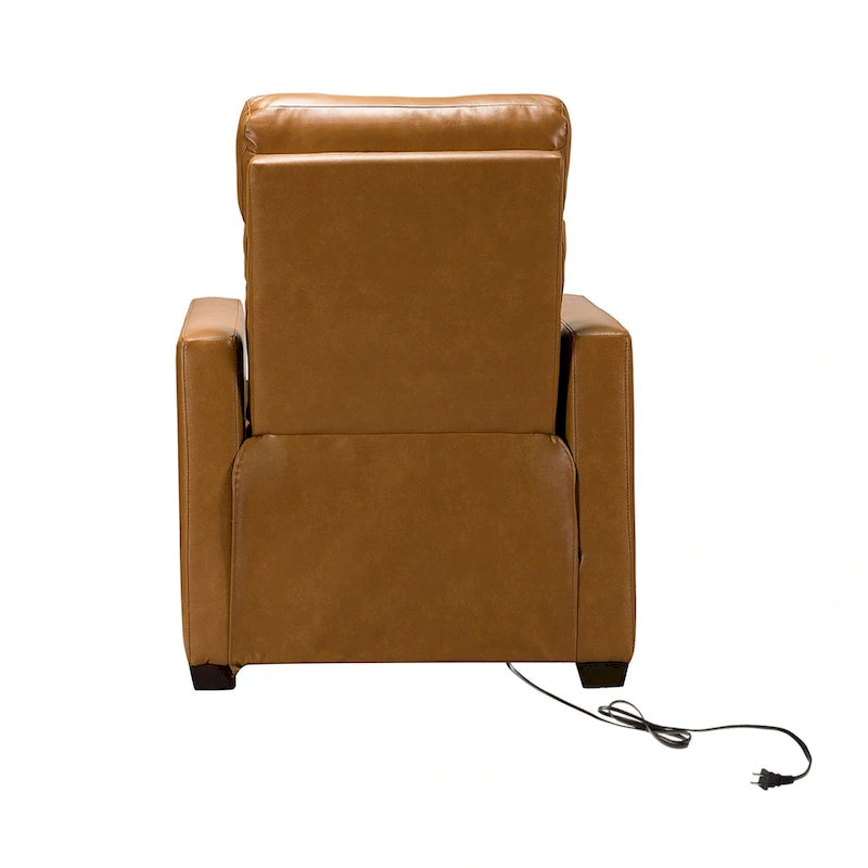 Alina 31.50 Wide Genuine Leather Power Recliner with USB Port, Set of 2