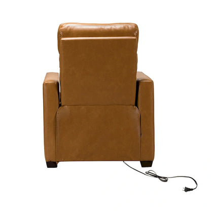 Alina 31.50 Wide Genuine Leather Power Recliner with USB Port, Set of 2
