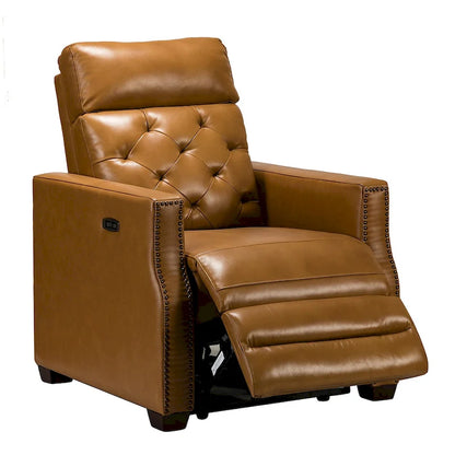 Alina 31.50 Wide Genuine Leather Power Recliner with USB Port, Set of 2
