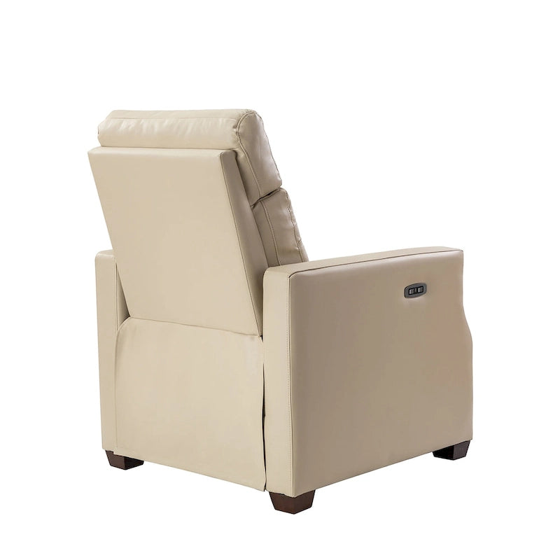 Alina 31.50 Wide Genuine Leather Power Recliner with USB Port, Set of 2