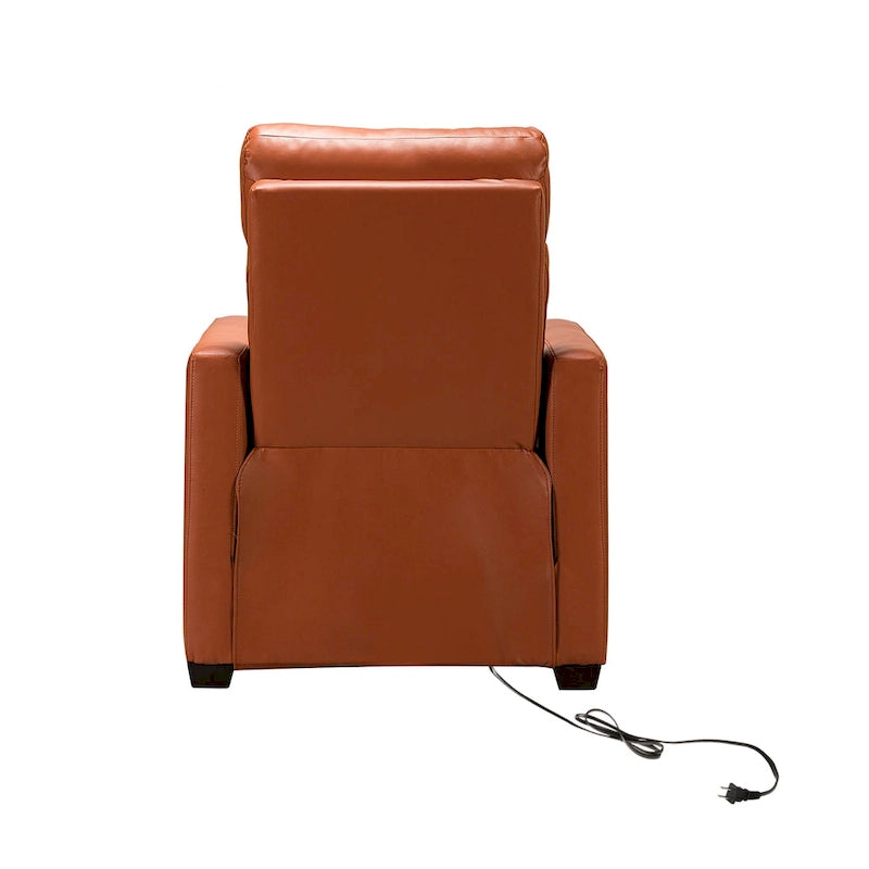 Alina 31.50 Wide Genuine Leather Power Recliner with USB Port, Set of 2