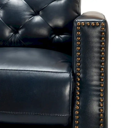 Alina 31.50 Wide Genuine Leather Power Recliner with USB Port, Set of 2