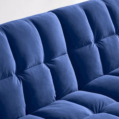 VANOMi 79.52 W Modern Velvet Convertible Sofa For Guest Room Living Room