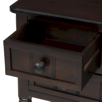 Copper Grove Colby 3-drawer Console Table with Bottom Shelf