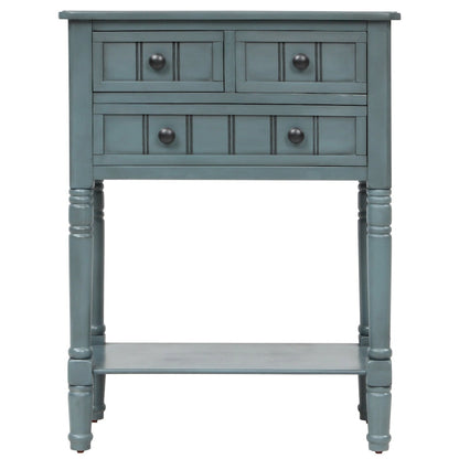 Copper Grove Colby 3-drawer Console Table with Bottom Shelf