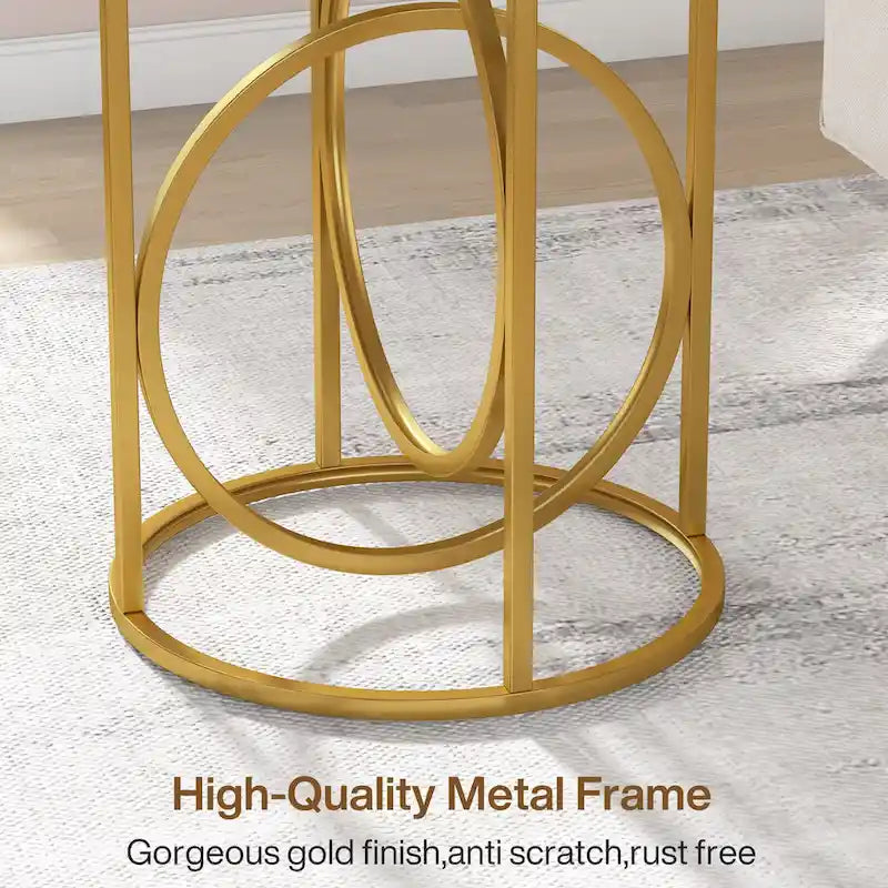 20-in Modern Round End Table