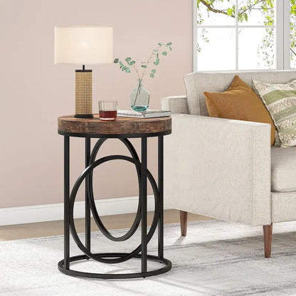 20-in Modern Round End Table