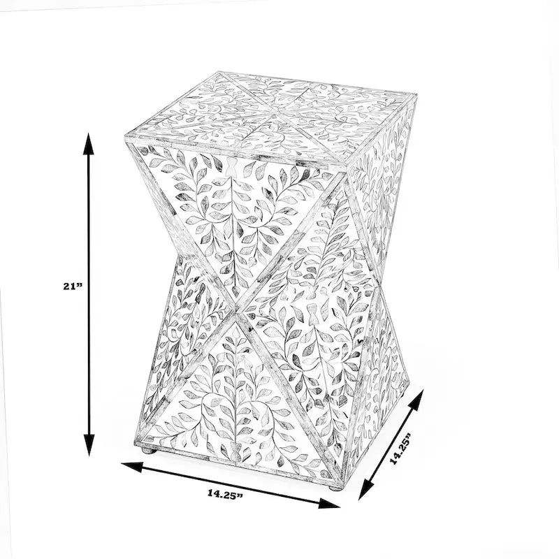 Butler Anais Bone Inlay End Table