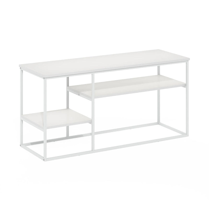 Furinno Moretti Modern Lifestyle TV Stand for TV up to 50 Inch, Columbia Walnut