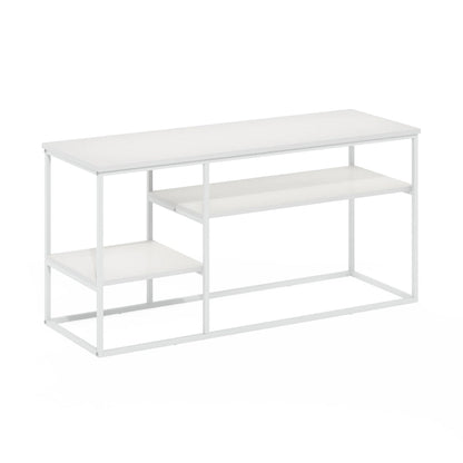 Furinno Moretti Modern Lifestyle TV Stand for TV up to 50 Inch, Columbia Walnut