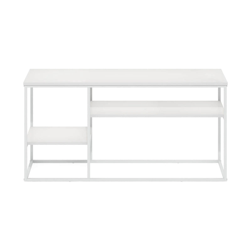 Furinno Moretti Modern Lifestyle TV Stand for TV up to 50 Inch, Columbia Walnut