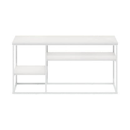 Furinno Moretti Modern Lifestyle TV Stand for TV up to 50 Inch, Columbia Walnut