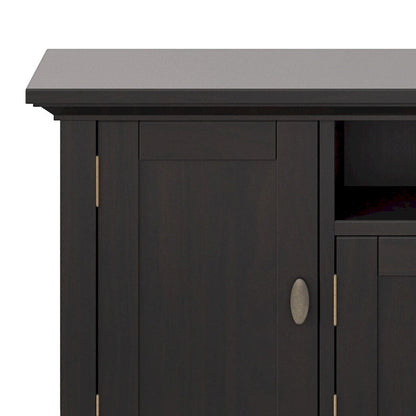 WYNDENHALL Mansfield SOLID WOOD 72 inch Wide Transitional TV Media Stand For TVs up to 80 inches - 72  W x 16.5  D x 26  H