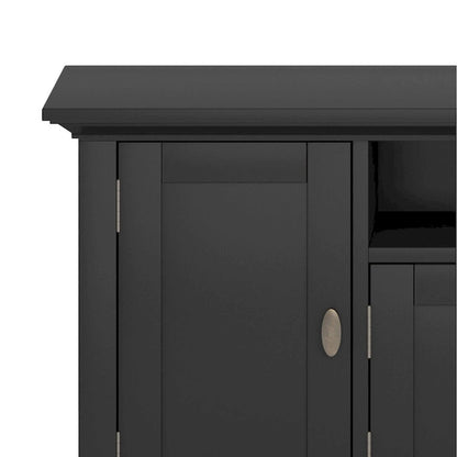 WYNDENHALL Mansfield SOLID WOOD 72 inch Wide Transitional TV Media Stand For TVs up to 80 inches - 72  W x 16.5  D x 26  H
