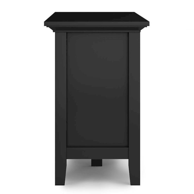 WYNDENHALL Mansfield SOLID WOOD 72 inch Wide Transitional TV Media Stand For TVs up to 80 inches - 72  W x 16.5  D x 26  H