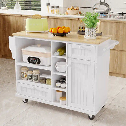 Kitchen Island Cart with Storage