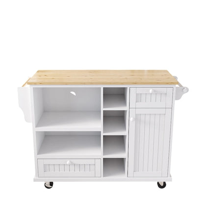Kitchen Island Cart with Storage