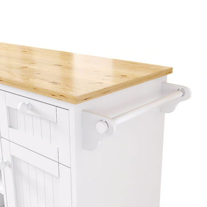 Kitchen Island Cart with Storage