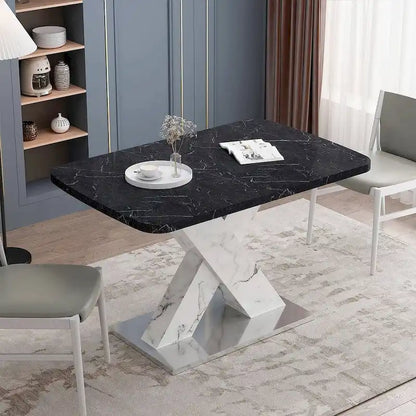Modern 47.24 -62.99  L Marble Square Dining Table