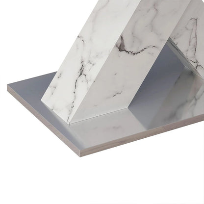 Modern 47.24 -62.99  L Marble Square Dining Table