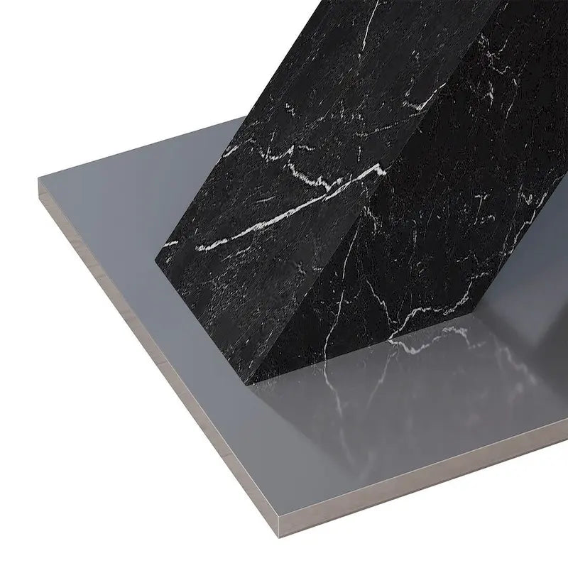 Modern 47.24 -62.99  L Marble Square Dining Table